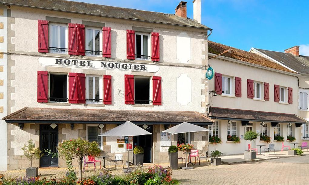 Hotel Nougier Saint-Étienne-de-Fursac Exterior foto